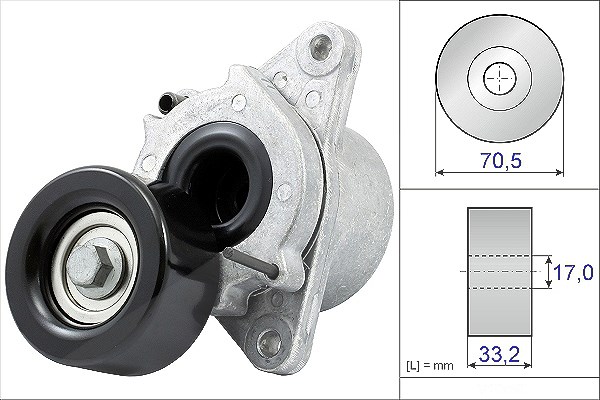 Schaeffler Ina Riemenspanner, Keilrippenriemen [Hersteller-Nr. 534043510] für Nissan
