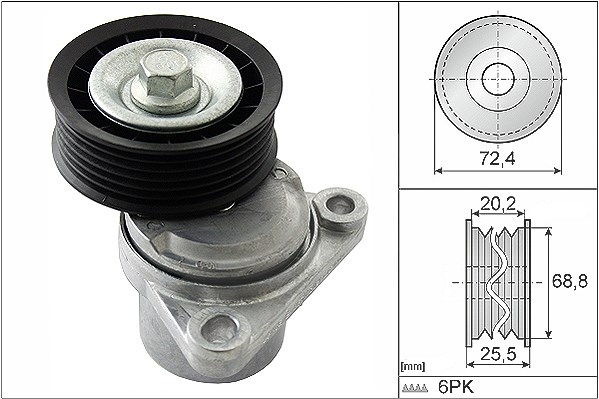 Schaeffler Ina Spannarm, Keilrippenriemen [Hersteller-Nr. 534032610] für Ford, Mazda