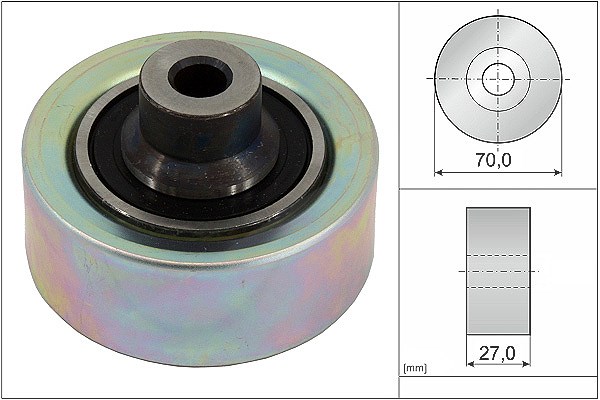 Schaeffler Ina Umlenk-/Führungsrolle, Keilrippenriemen [Hersteller-Nr. 532047410] für Citroën, Peugeot