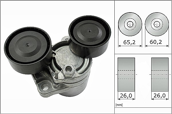 Schaeffler Ina Spannarm, Keilrippenriemen [Hersteller-Nr. 534050510] für BMW