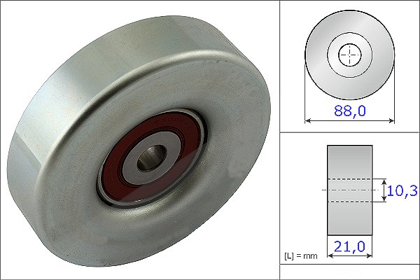 Schaeffler Ina Umlenk-/Führungsrolle, Keilrippenriemen [Hersteller-Nr. 532061810] für Toyota, Subaru, Perodua, Daihatsu
