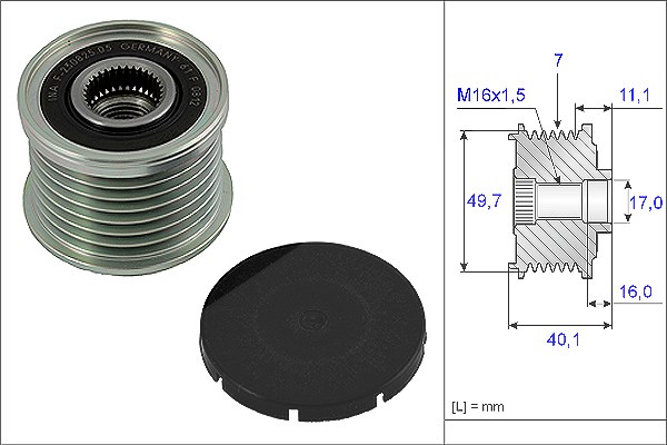 Schaeffler Ina Generatorfreilauf [Hersteller-Nr. 535002110] für Mercedes-Benz