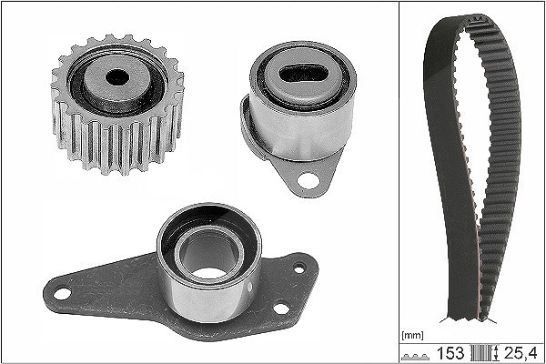 Schaeffler Ina Zahnriemensatz [Hersteller-Nr. 530018310] für Mitsubishi, Volvo, Suzuki, Renault