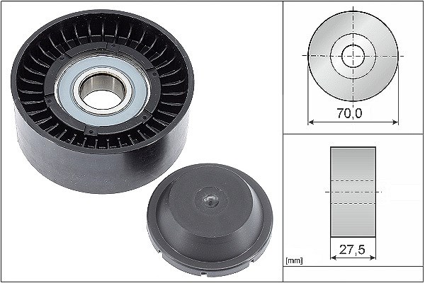 Schaeffler Ina Umlenk-/Führungsrolle, Keilrippenriemen [Hersteller-Nr. 532061010] für Lexus, Toyota