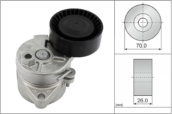 Schaeffler Ina Spannarm, Keilrippenriemen [Hersteller-Nr. 534010410] für BMW