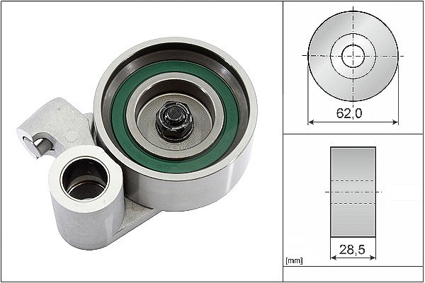 Schaeffler Ina Spannrolle, Zahnriemen [Hersteller-Nr. 531021520] für Toyota
