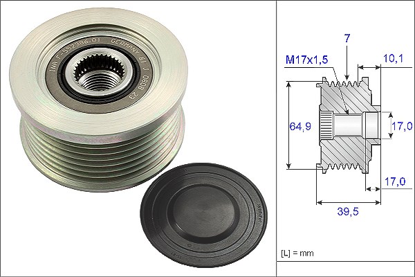 Schaeffler Ina Generatorfreilauf [Hersteller-Nr. 535017710] für Nissan