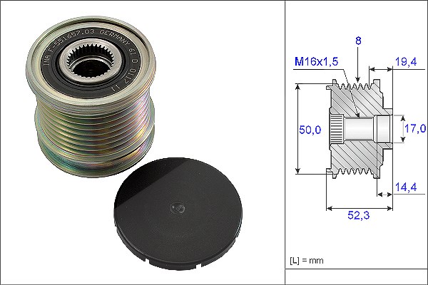Schaeffler Ina Generatorfreilauf [Hersteller-Nr. 535011110] für Mercedes-Benz