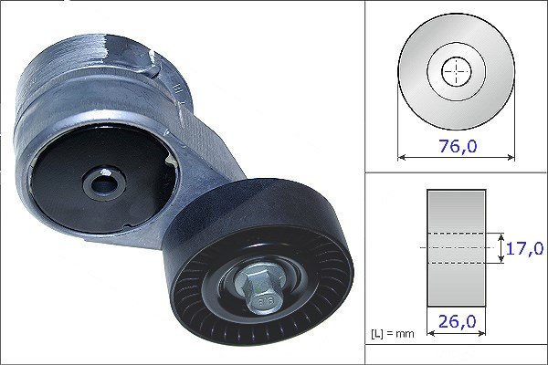 Schaeffler Ina Spannarm, Keilrippenriemen [Hersteller-Nr. 534041710] für Kia, Hyundai