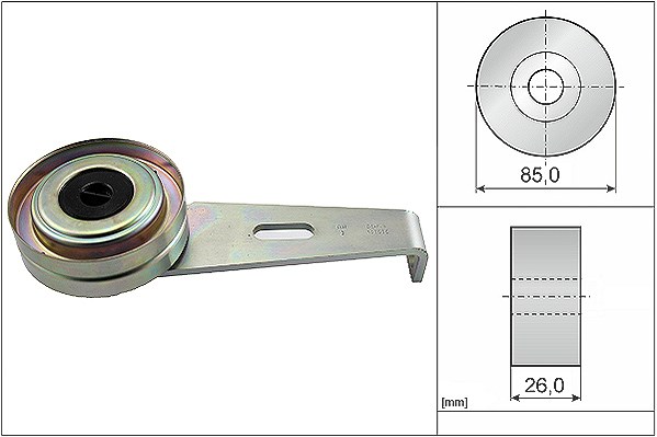Schaeffler Ina Spannrolle, Keilrippenriemen [Hersteller-Nr. 531009710] für Peugeot, Lada, Fiat, Suzuki, Citroën, Lancia