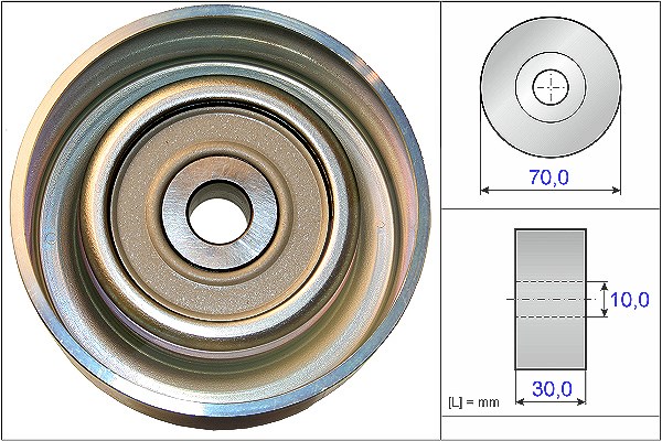 Schaeffler Ina Umlenk-/Führungsrolle, Keilrippenriemen [Hersteller-Nr. 532073810] für Lexus, Mitsubishi, Peugeot, Fiat