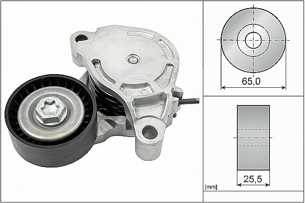 Schaeffler Ina Spannarm, Keilrippenriemen [Hersteller-Nr. 534057110] für BMW, Mini