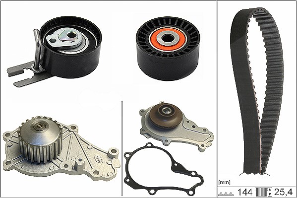 Schaeffler Ina Wasserpumpe + Zahnriemensatz [Hersteller-Nr. 530061530] für Mazda