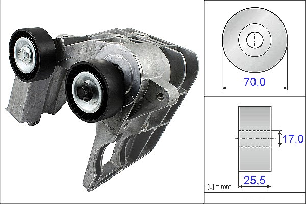 Schaeffler Ina Riemenspanner, Keilrippenriemen [Hersteller-Nr. 534046710] für Ford