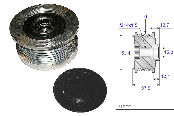 Schaeffler Ina Generatorfreilauf [Hersteller-Nr. 535011010] für Hyundai