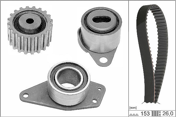 Schaeffler Ina Zahnriemensatz [Hersteller-Nr. 530003810] für Renault, Volvo
