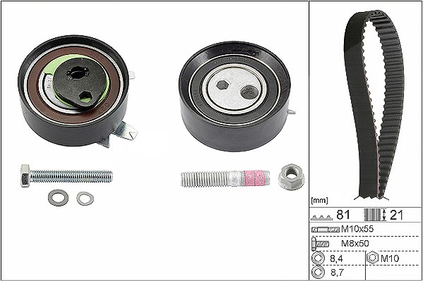 Schaeffler Ina Zahnriemensatz [Hersteller-Nr. 530006210] für VW, Volvo