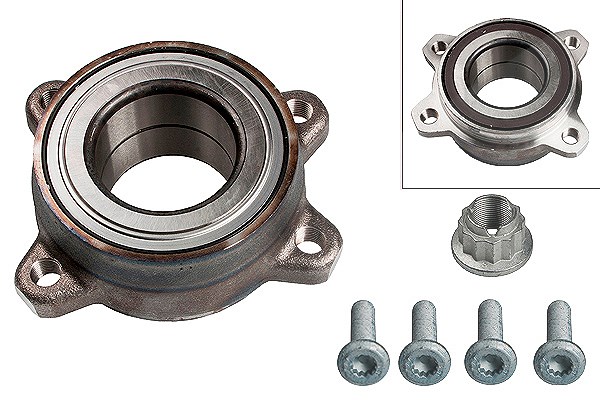 Schaeffler Fag Radlagersatz [Hersteller-Nr. 713612300] für VW, Porsche