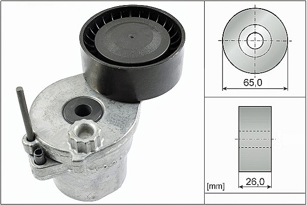 Schaeffler Ina Spannarm, Keilrippenriemen [Hersteller-Nr. 534057010] für Mercedes-Benz