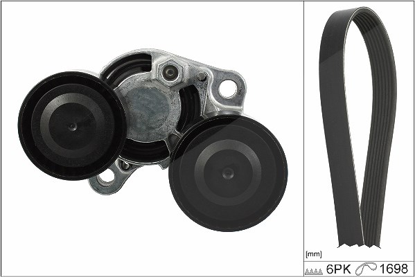 Schaeffler Ina Keilrippenriemensatz [Hersteller-Nr. 529020610] für BMW