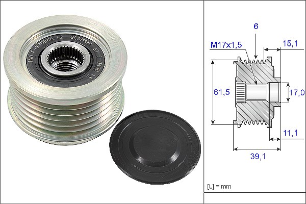 Schaeffler Ina Generatorfreilauf [Hersteller-Nr. 535014410] für Lancia, Fiat