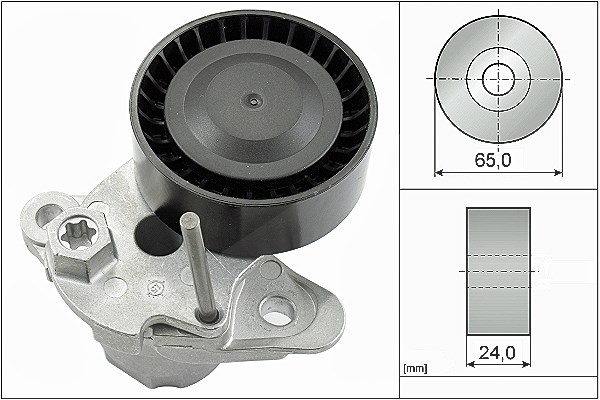 Schaeffler Ina Spannarm, Keilrippenriemen [Hersteller-Nr. 534048010] für Audi, Ford, Skoda, Seat, VW