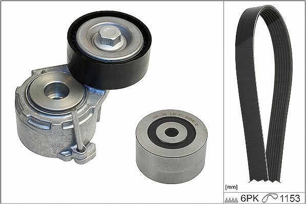 Schaeffler Ina Keilrippenriemensatz [Hersteller-Nr. 529001910] für Peugeot, Citroën