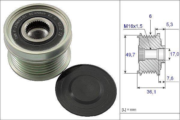 Schaeffler Ina Generatorfreilauf [Hersteller-Nr. 535013410] für Mercedes-Benz, Ssangyong