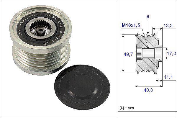 Schaeffler Ina Generatorfreilauf [Hersteller-Nr. 535009310] für Nissan