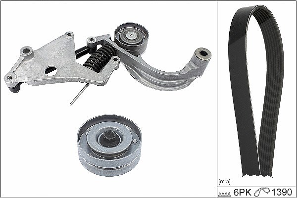Schaeffler Ina Keilrippenriemensatz [Hersteller-Nr. 529045710] für Mini