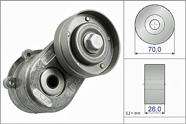 Schaeffler Ina Spannarm, Keilrippenriemen [Hersteller-Nr. 534044810] für Dodge, Chrysler, Jeep