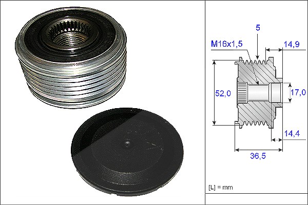 Schaeffler Ina Generatorfreilauf [Hersteller-Nr. 535012910] für Mercedes-Benz