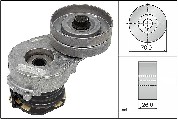 Schaeffler Ina Spannarm, Keilrippenriemen [Hersteller-Nr. 534032110] für Honda, Vauxhall, Opel