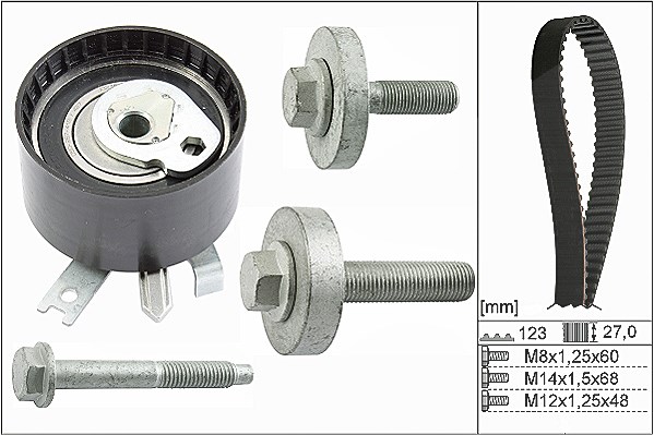 Schaeffler Ina Zahnriemensatz [Hersteller-Nr. 530019710] für Dacia, Nissan, Suzuki, Renault