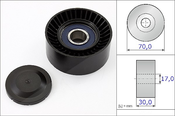 Schaeffler Ina Spannrolle, Keilrippenriemen [Hersteller-Nr. 531087310] für Porsche