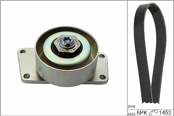 Schaeffler Ina Keilrippenriemensatz [Hersteller-Nr. 529021610] für Peugeot, Citroën