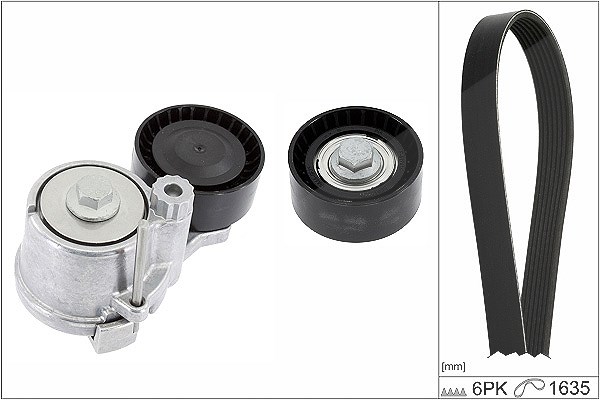 Schaeffler Ina Keilrippenriemensatz [Hersteller-Nr. 529031110] für Vauxhall, Opel