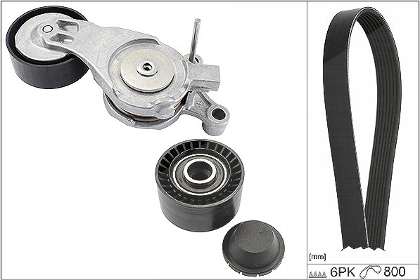 Schaeffler Ina Keilrippenriemensatz [Hersteller-Nr. 529021310] für Peugeot, Citroën, Volvo, Mazda, Ford