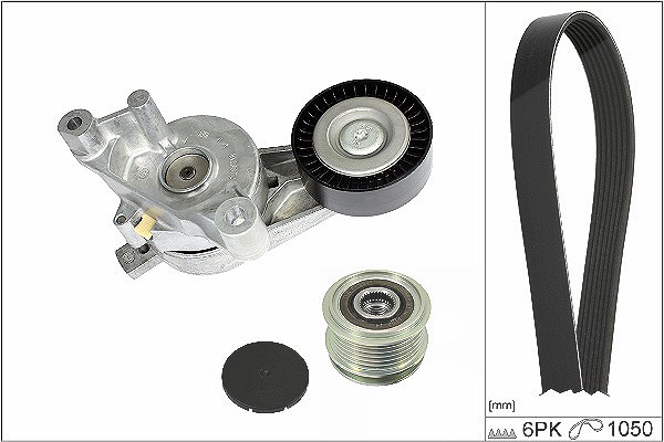 Schaeffler Ina Keilrippenriemensatz [Hersteller-Nr. 529046820] für Skoda, VW, Audi, Seat