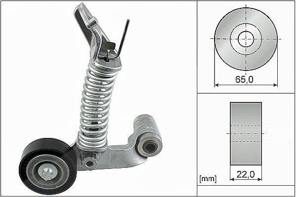 Schaeffler Ina Spannarm, Keilrippenriemen [Hersteller-Nr. 534057410] für Infiniti, Mercedes-Benz