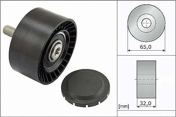 Schaeffler Ina Umlenk-/Führungsrolle, Keilrippenriemen [Hersteller-Nr. 532066010] für BMW, Alpina