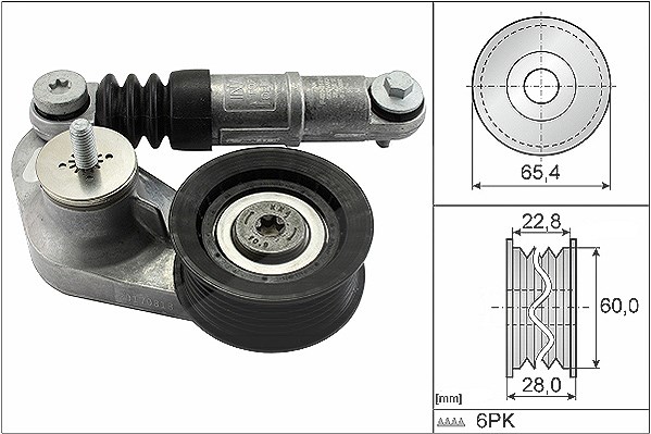 Schaeffler Ina Spannarm, Keilrippenriemen [Hersteller-Nr. 534059510] für Land Rover