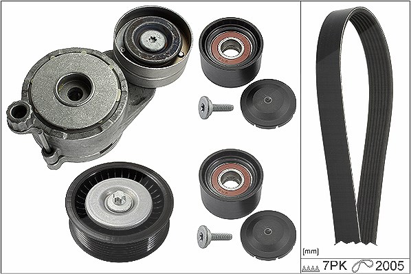 Schaeffler Ina Keilrippenriemensatz [Hersteller-Nr. 529017110] für Mercedes-Benz