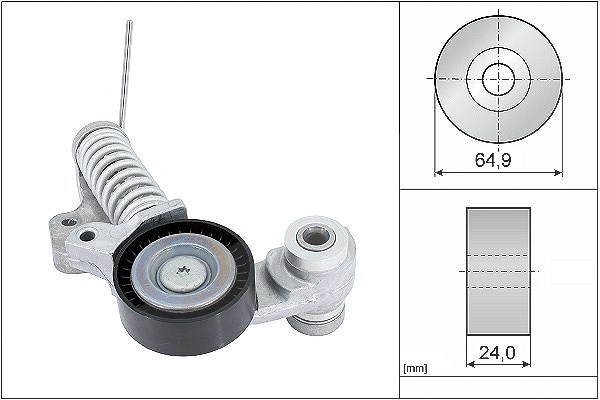 Schaeffler Ina Spannarm, Keilrippenriemen [Hersteller-Nr. 534070210] für Volvo