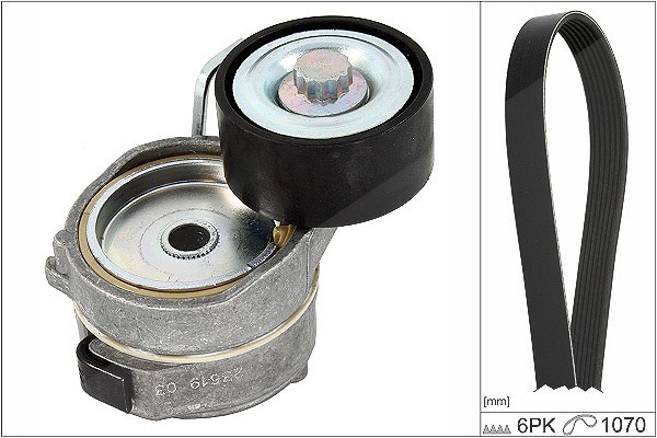 Schaeffler Ina Keilrippenriemensatz [Hersteller-Nr. 529042010] für Opel, Ds, Citroën, Peugeot, Vauxhall
