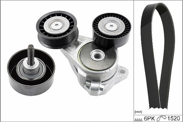 Schaeffler Ina Keilrippenriemensatz [Hersteller-Nr. 529037610] für Ford