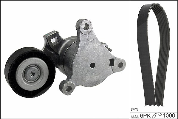 Schaeffler Ina Keilrippenriemensatz [Hersteller-Nr. 529021410] für Peugeot, Citroën