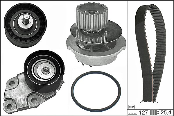 Schaeffler Ina Wasserpumpe + Zahnriemensatz [Hersteller-Nr. 530033231] für Daewoo, Chevrolet