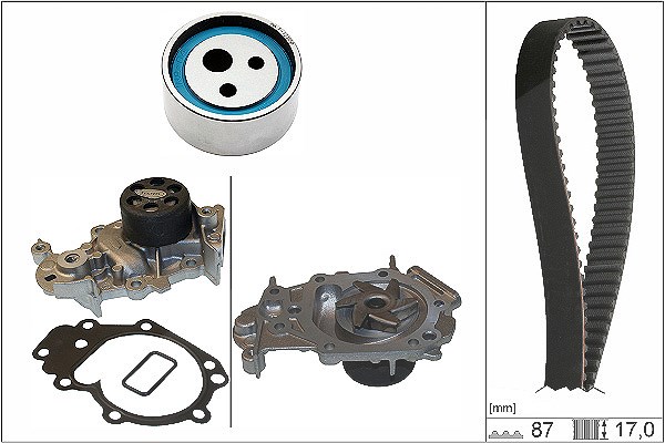 Schaeffler Ina Wasserpumpe + Zahnriemensatz [Hersteller-Nr. 530018231] für Renault