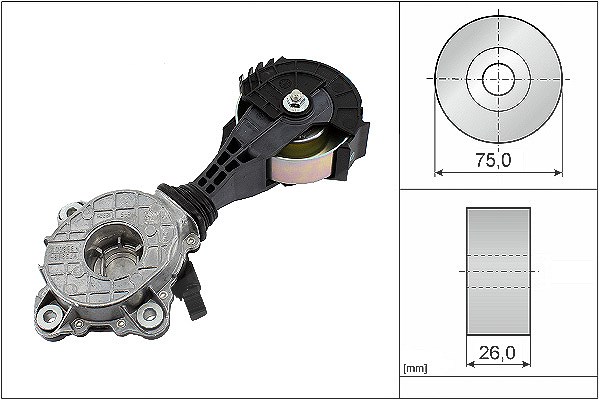 Schaeffler Ina Spannarm, Keilrippenriemen [Hersteller-Nr. 534042610] für Citroën, Peugeot, Mini